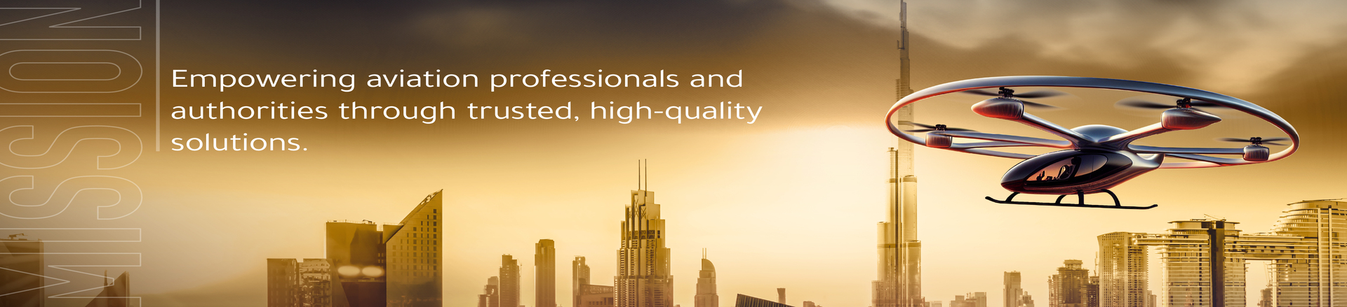 Website Banner or Cover with Mission statement